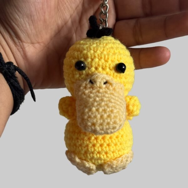 Crochet Psyduck Keychain
