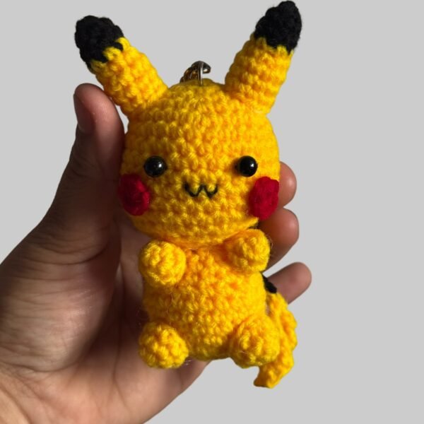 Crochet Pikachu Keychain